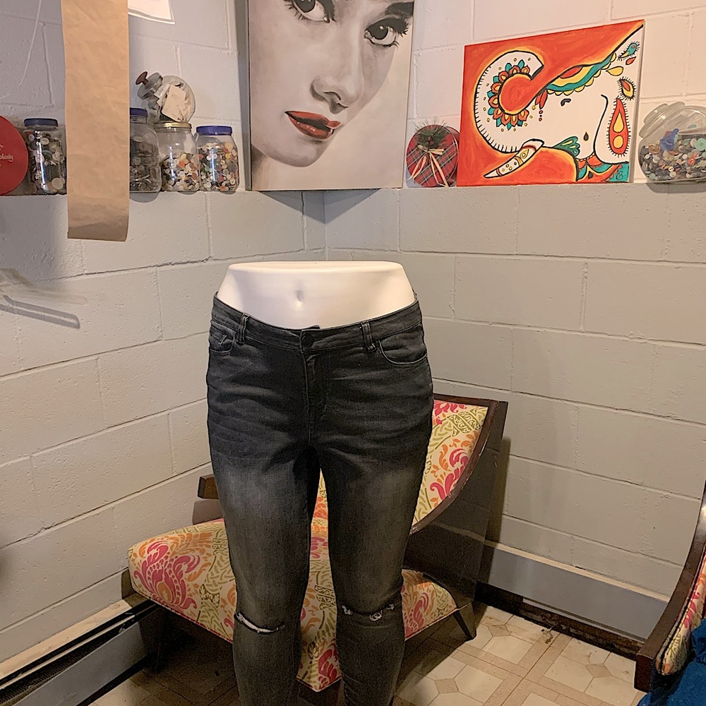 Lane Bryant Mid-Rise skinny jeans